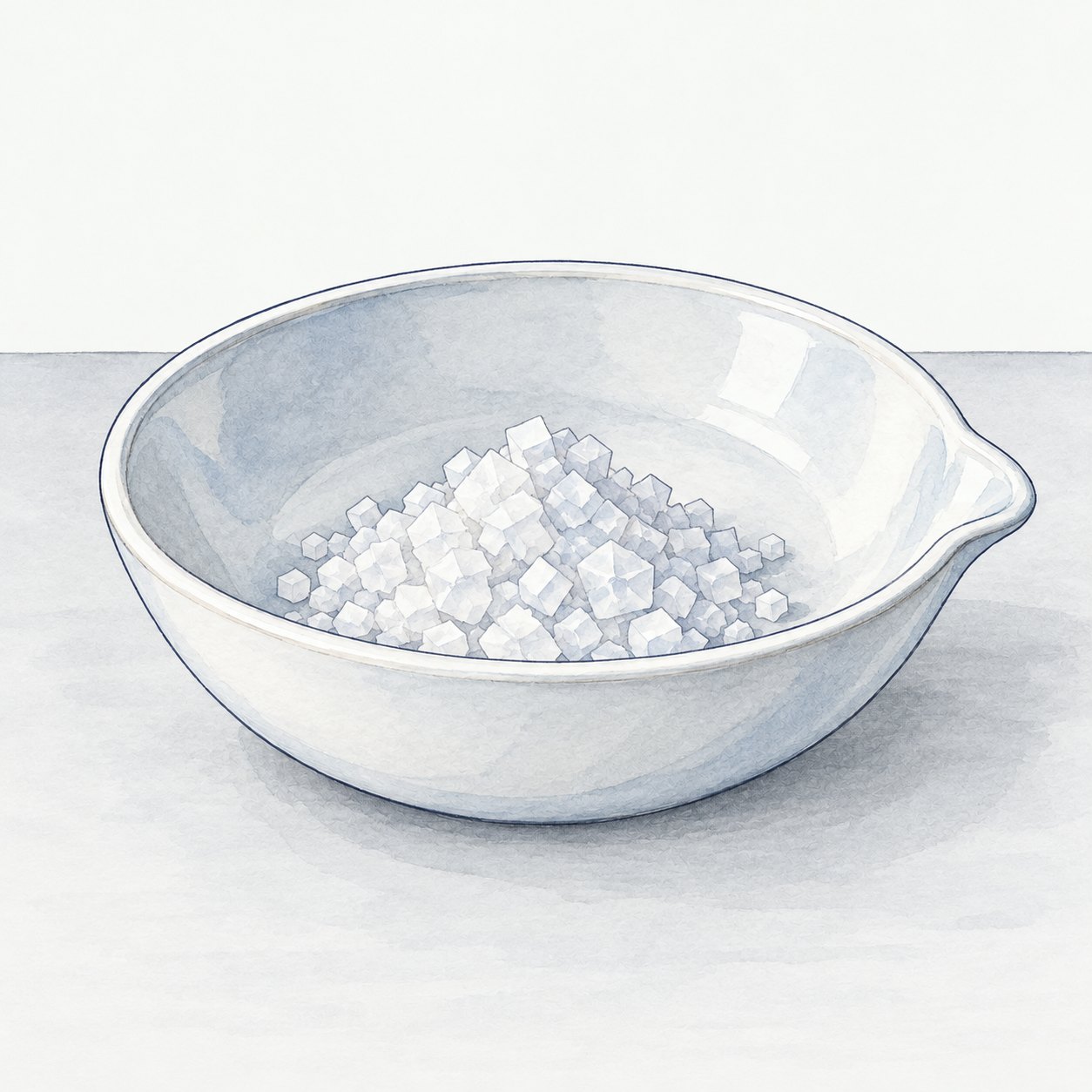 Solute: salt, the substance that becomes dissolved.